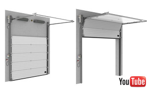 Sectionale garagepoorten industirale high lift