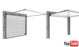 Sectionale garagepoorten industirale standard lift