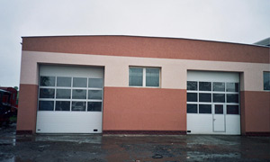 Industriële sectionale garagepoorten 15